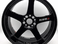 Set a 4x velg nismo, gt4 disc wheel / 5-114.3bk - afbeelding 11 van  40