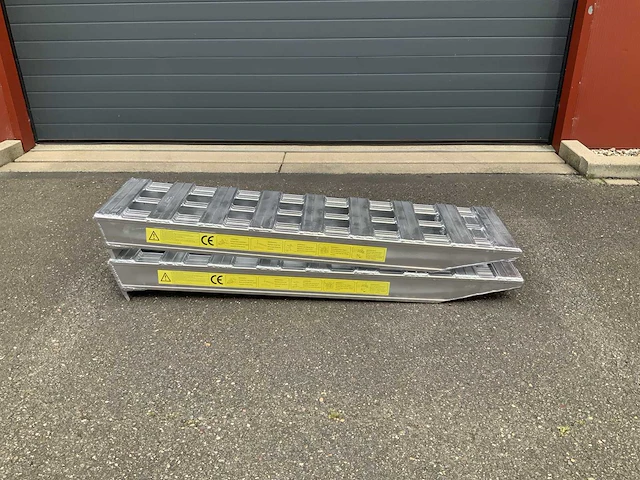 Set aluminium (160 cm) oprijplaat 20t - afbeelding 1 van  6