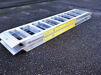 Set aluminium (220 cm) oprijplaat 4t - afbeelding 1 van  8