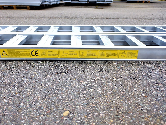 Set aluminium (220 cm) oprijplaat 4t - afbeelding 3 van  8