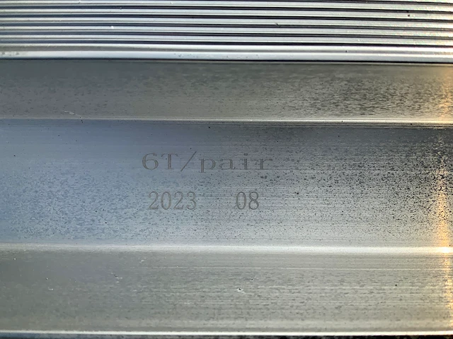 Set aluminium (300 cm) oprijplaat 6t - afbeelding 8 van  8
