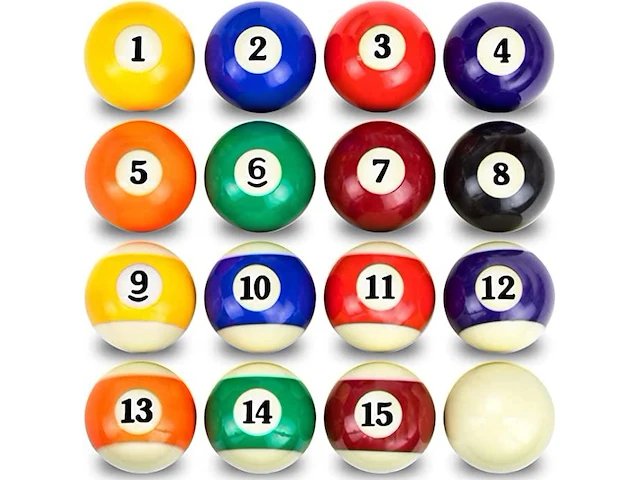 Set american pool-ballen - afbeelding 1 van  1