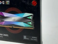 Set geheugenkaarten xpg, spectrix d60g 2x8gb 4133mhz pc4-33000 - afbeelding 2 van  8