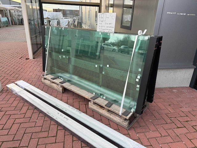 Set glaspanelen - 102x240 helder (4x3) - afbeelding 4 van  10