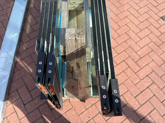 Set glaspanelen - 102x250 helder (2x4) - afbeelding 8 van  11