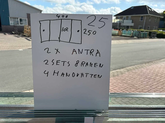 Set glaspanelen - 102x250 helder (2x4) - afbeelding 10 van  11