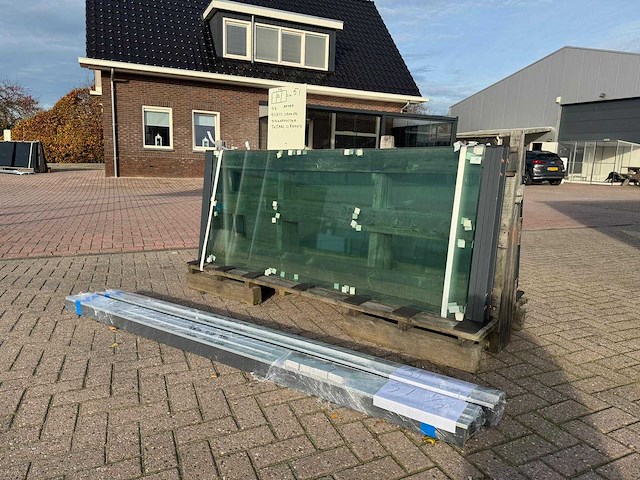 Set glaspanelen - 82x210 helder (4x3) - afbeelding 4 van  10