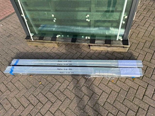 Set glaspanelen - 82x210 helder (4x3) - afbeelding 7 van  10