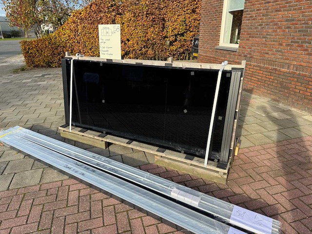 Set glaspanelen - 94x230 getint (4x4) - afbeelding 4 van  10