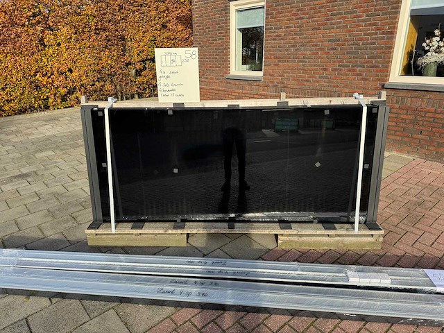 Set glaspanelen - 94x230 getint (4x4) - afbeelding 5 van  10