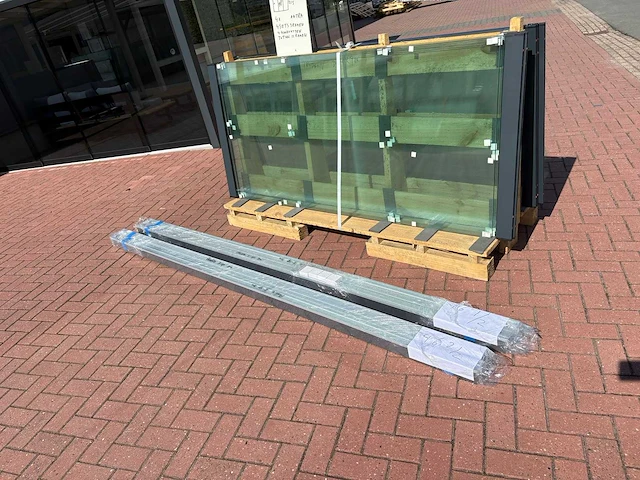Set glaspanelen - 98x215 helder (4x3) - afbeelding 7 van  11