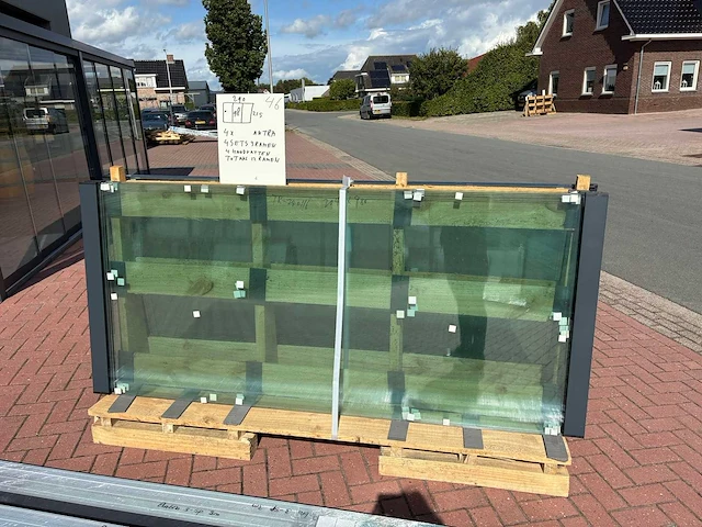 Set glaspanelen - 98x215 helder (4x3) - afbeelding 9 van  11