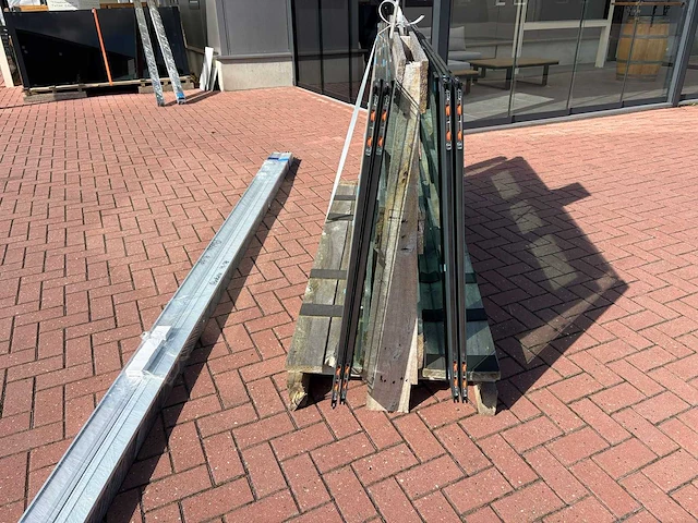 Set glaspanelen - 98x225 helder (2x4) - afbeelding 6 van  11