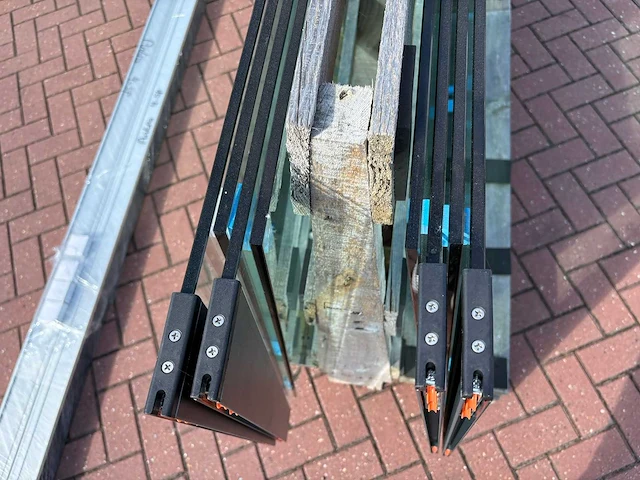 Set glaspanelen - 98x225 helder (2x4) - afbeelding 8 van  11
