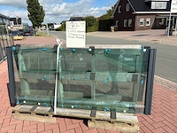 Set glaspanelen - 98x225 helder (2x4) - afbeelding 9 van  11