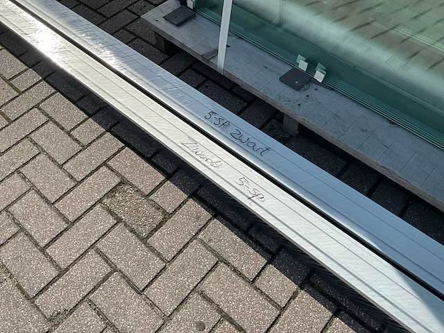 Set glaspanelen 102x210 helder (2x) - afbeelding 9 van  11