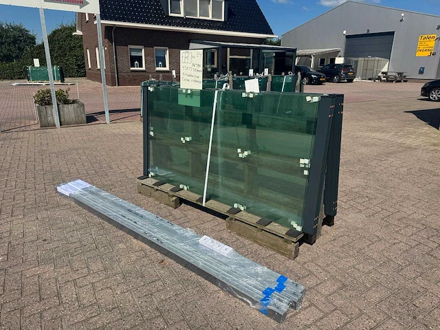 Set glaspanelen 102x210 helder (4x3) - afbeelding 3 van  9