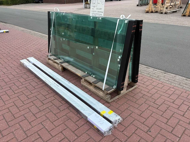 Set glaspanelen 102x240 helder (4x3) - afbeelding 4 van  10