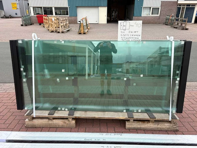 Set glaspanelen 102x240 helder (4x3) - afbeelding 6 van  10