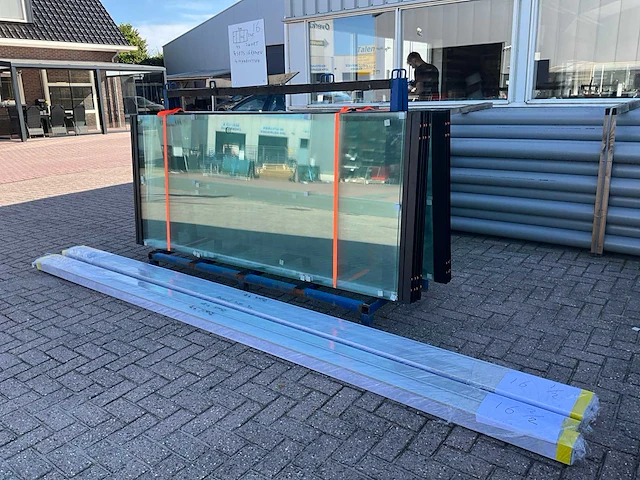 Set glaspanelen 102x245 helder (4x) - afbeelding 3 van  11