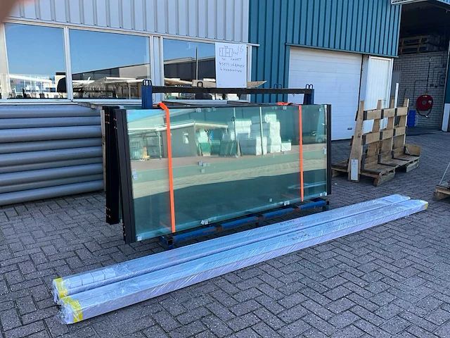 Set glaspanelen 102x245 helder (4x) - afbeelding 4 van  11
