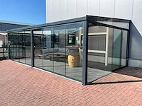 Set glaspanelen 78 & 98cm x 225 helder (4x4) & (4x3) - afbeelding 1 van  9