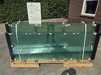 Set glaspanelen 78 & 98cm x 225 helder (4x4) & (4x3) - afbeelding 4 van  9