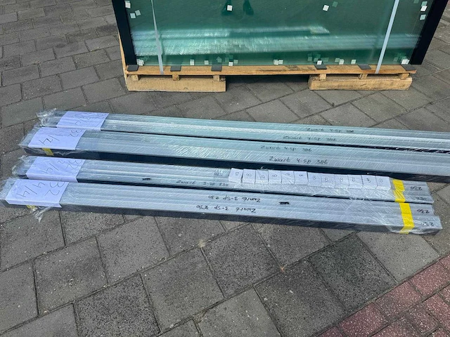 Set glaspanelen 78 & 98cm x 225 helder (4x4) & (4x3) - afbeelding 6 van  9