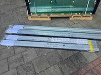 Set glaspanelen 78 & 98cm x 225 helder (4x4) & (4x3) - afbeelding 6 van  9