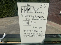 Set glaspanelen 78 & 98cm x 225 helder (4x4) & (4x3) - afbeelding 7 van  9