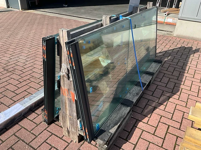 Set glaspanelen 82x205 helder (2x) - afbeelding 2 van  11
