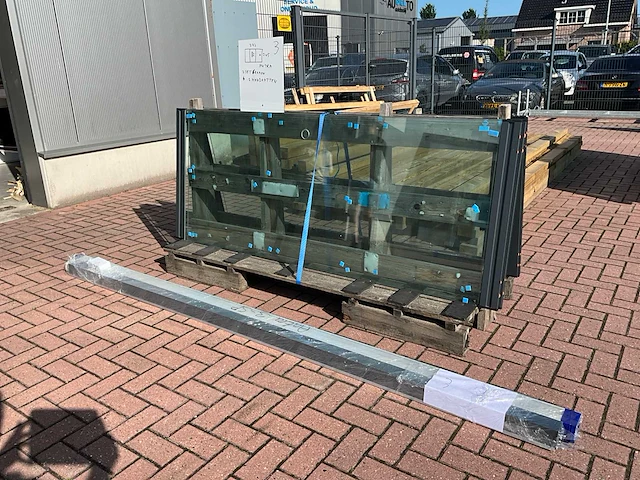 Set glaspanelen 82x205 helder (2x) - afbeelding 5 van  11