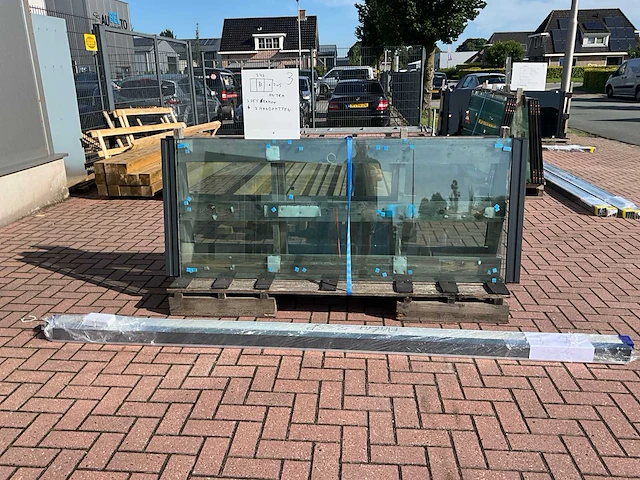 Set glaspanelen 82x205 helder (2x) - afbeelding 6 van  11