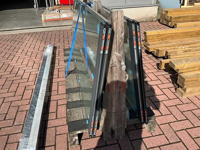 Set glaspanelen 82x205 helder (2x) - afbeelding 11 van  11