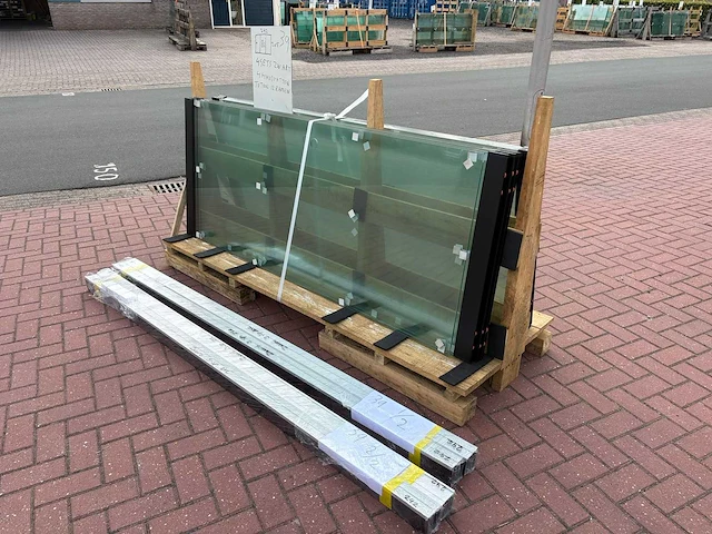 Set glaspanelen 82x205 helder (4x3) - afbeelding 4 van  10