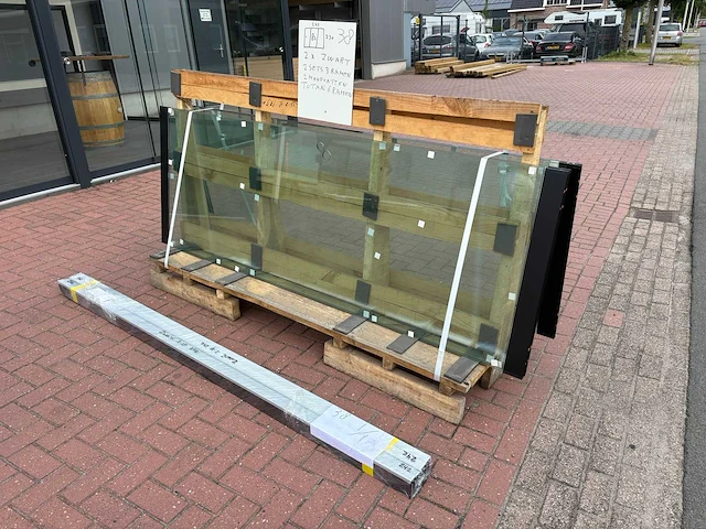 Set glaspanelen 82x230 helder (2x3) - afbeelding 4 van  10