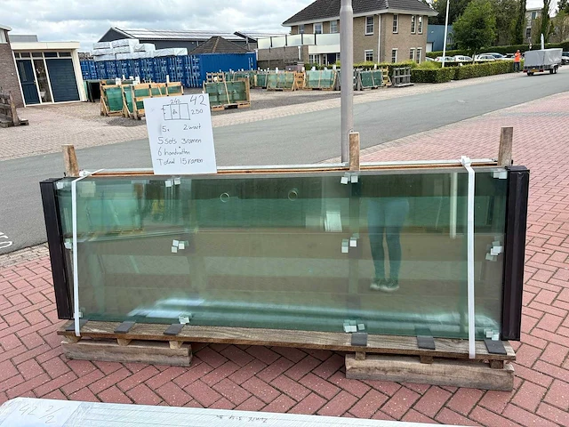Set glaspanelen 82x250 helder (5x3) - afbeelding 6 van  10