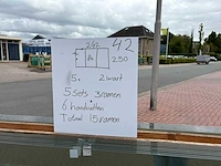 Set glaspanelen 82x250 helder (5x3) - afbeelding 8 van  10