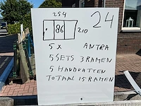 Set glaspanelen 86x210 helder (5x) - afbeelding 11 van  11