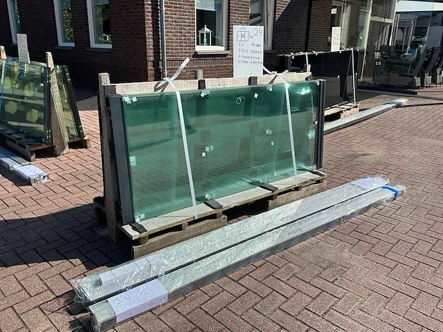 Set glaspanelen 86x210 helder (5x) - afbeelding 4 van  11