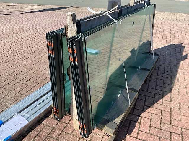 Set glaspanelen 86x210 helder (5x) - afbeelding 6 van  11