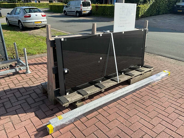 Set glaspanelen 86x215 getint (2x) - afbeelding 8 van  12