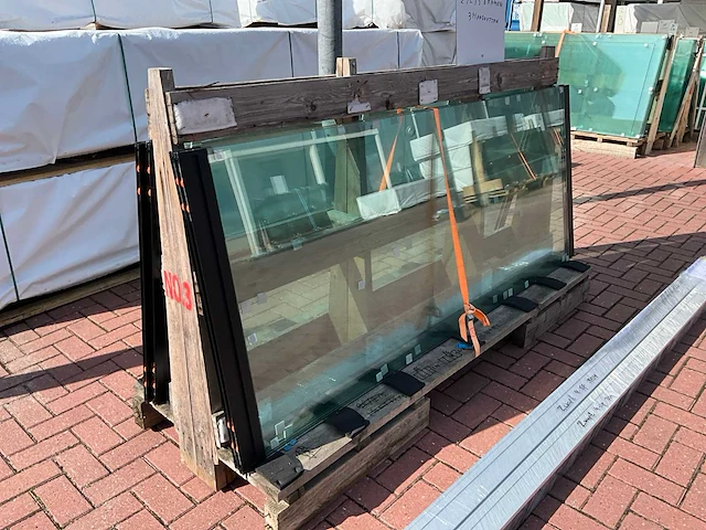 Set glaspanelen 86x215 helder (2x) - afbeelding 7 van  11