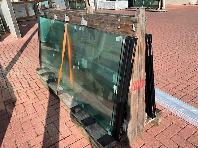 Set glaspanelen 86x215 helder (2x) - afbeelding 9 van  11