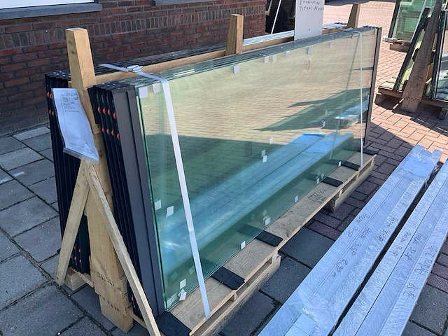 Set glaspanelen 86x225 helder (6x) - afbeelding 7 van  11