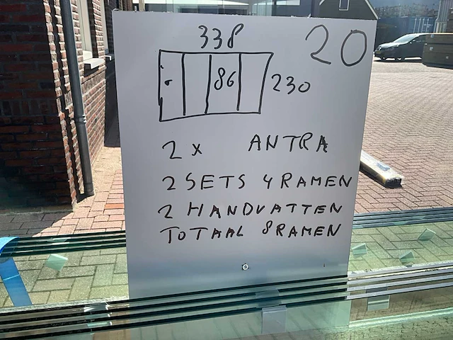 Set glaspanelen 86x230 helder (2x) - afbeelding 11 van  11