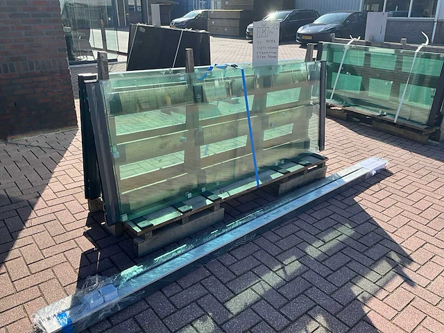 Set glaspanelen 86x230 helder (2x) - afbeelding 4 van  11