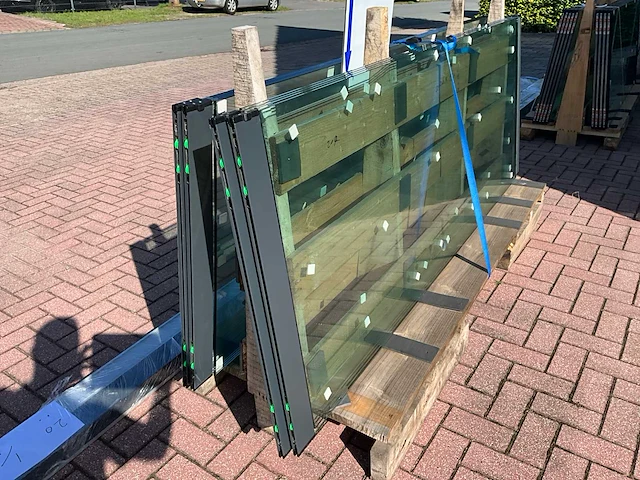 Set glaspanelen 86x230 helder (2x) - afbeelding 6 van  11