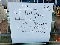 Set glaspanelen 90x225 helder (2x) - afbeelding 9 van  9