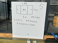 Set glaspanelen 90x225 helder (3x) - afbeelding 10 van  10